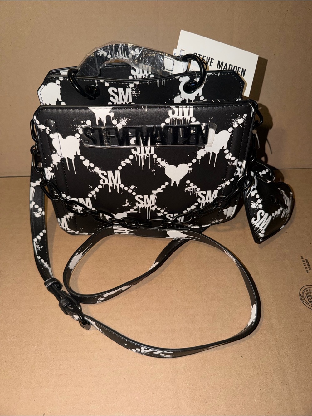 Viral Halloween Steve Madden Bevelyn Dripping Bleeding Hearts HandBag